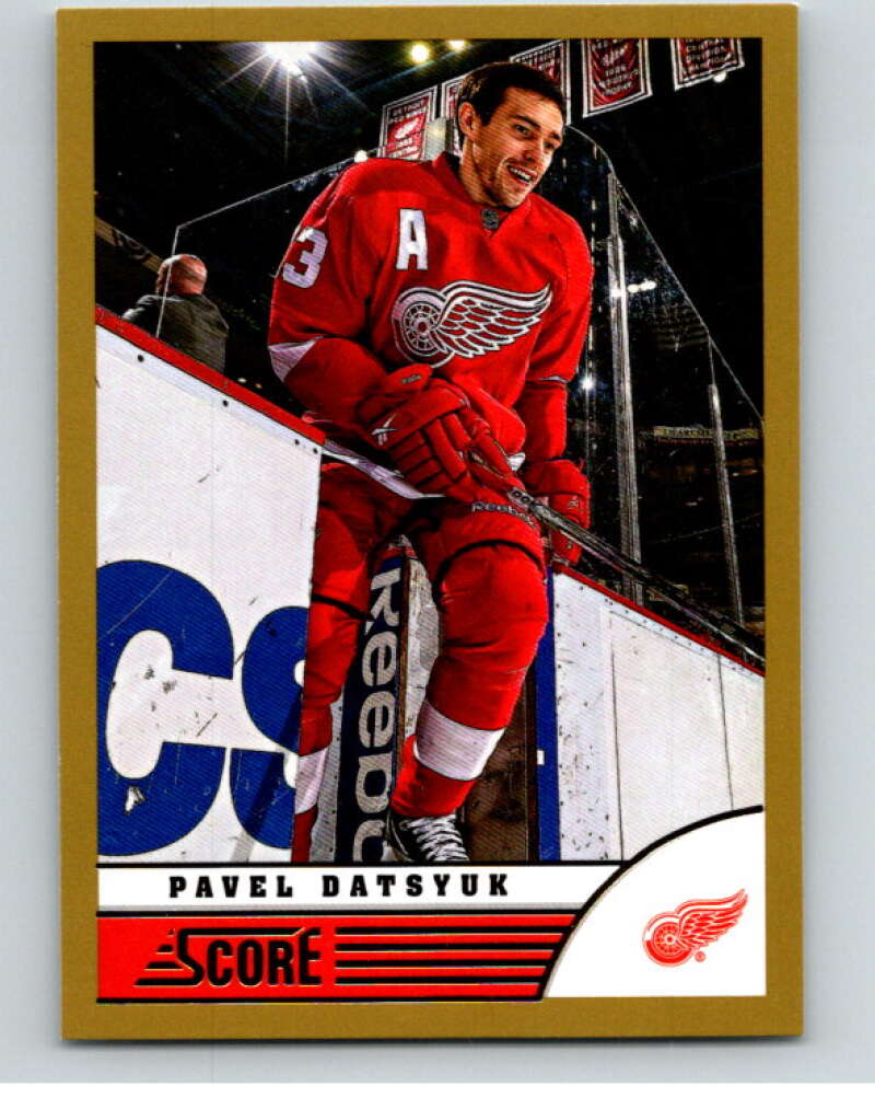 2013-14 Panini Score Gold #163 Pavel Datsyuk Detroit Red Wings V94205 Image 1