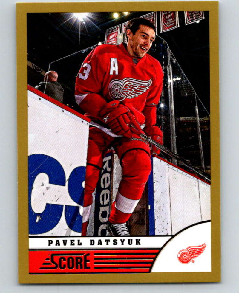 2013-14 Panini Score Gold #163 Pavel Datsyuk Detroit Red Wings V94206 Image 1