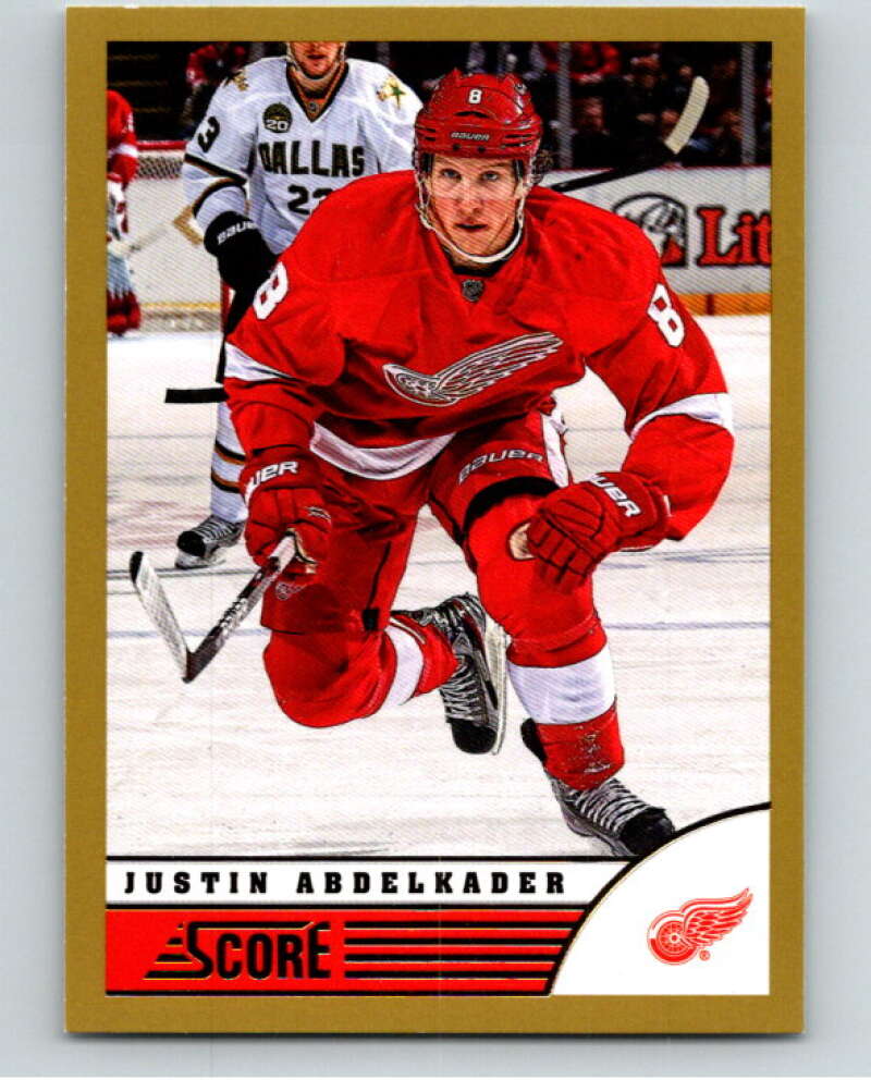2013-14 Panini Score Gold #170 Justin Abdelkader Detroit Red Wings V94209 Image 1
