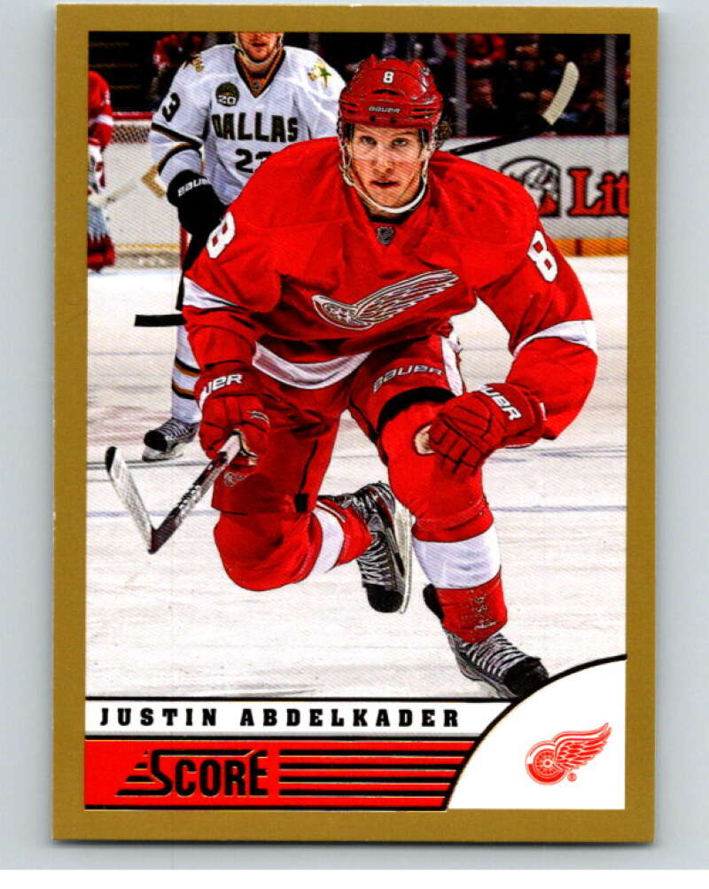 2013-14 Panini Score Gold #170 Justin Abdelkader Detroit Red Wings V94210 Image 1