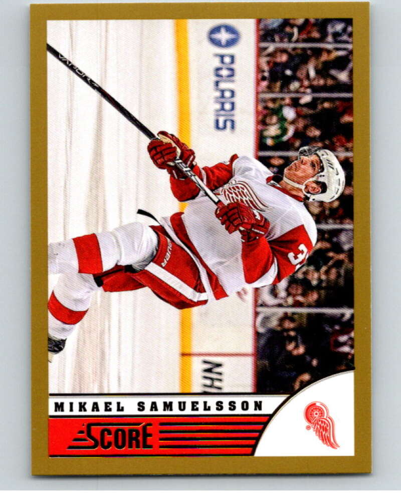 2013-14 Panini Score Gold #173 Mikael Samuelsson Detroit Red Wings V94211 Image 1