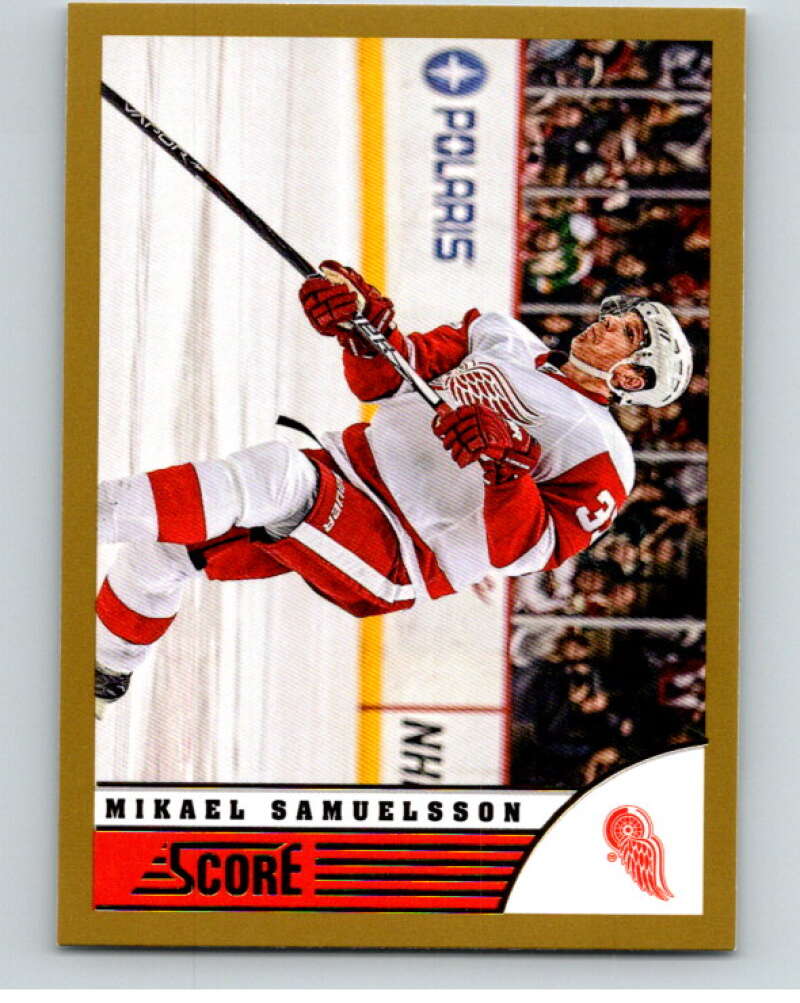 2013-14 Panini Score Gold #173 Mikael Samuelsson Detroit Red Wings V94212 Image 1