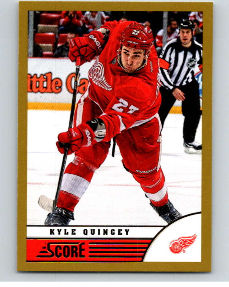 2013-14 Panini Score Gold #174 Kyle Quincey Detroit Red Wings V94213 Image 1