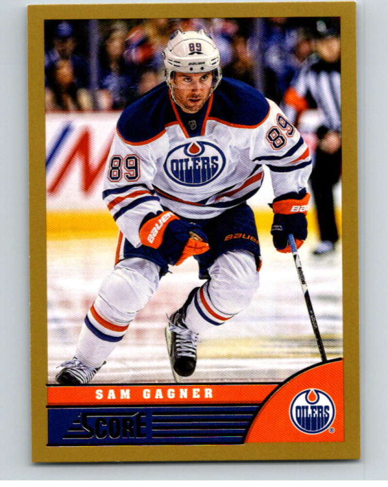 2013-14 Panini Score Gold #186 Sam Gagner Edmonton Oilers V94223 Image 1