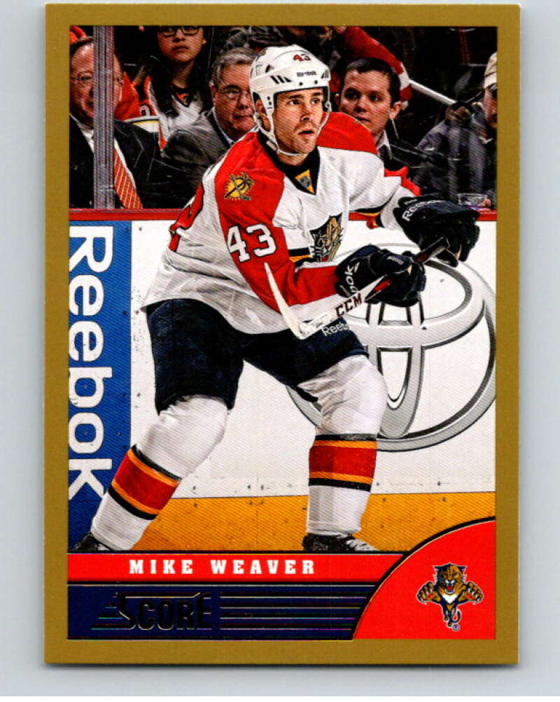 2013-14 Panini Score Gold #208 Mike Weaver Florida Panthers V94253 Image 1