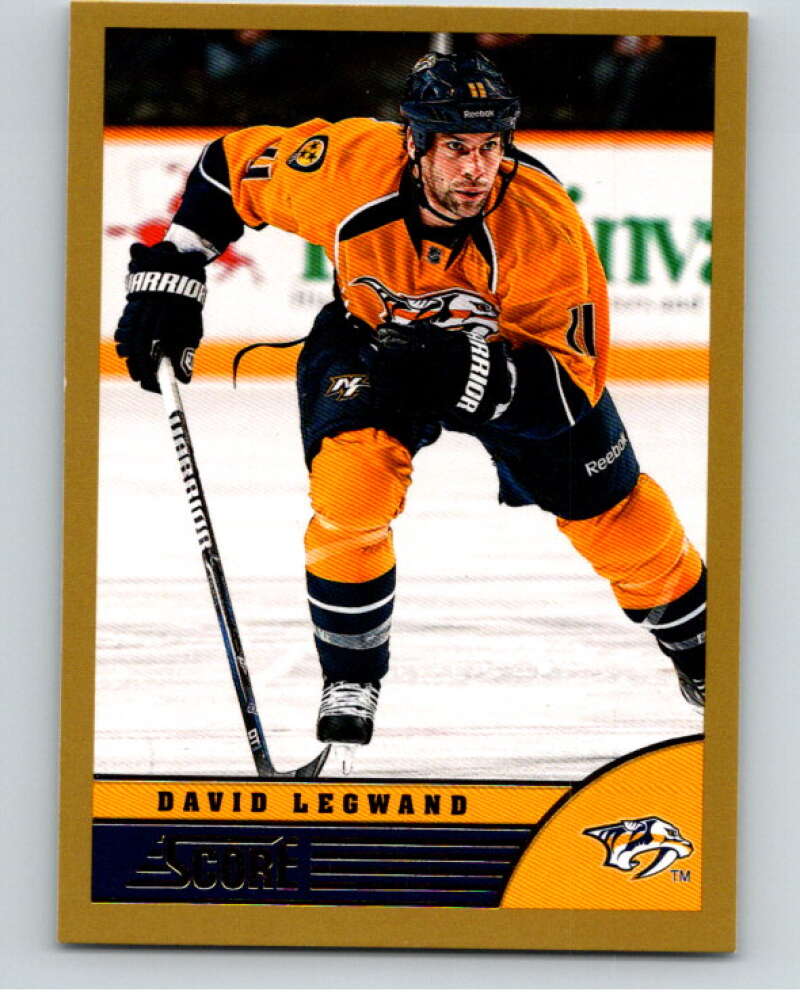 2013-14 Panini Score Gold #278 David Legwand Nashville Predators V94288 Image 1