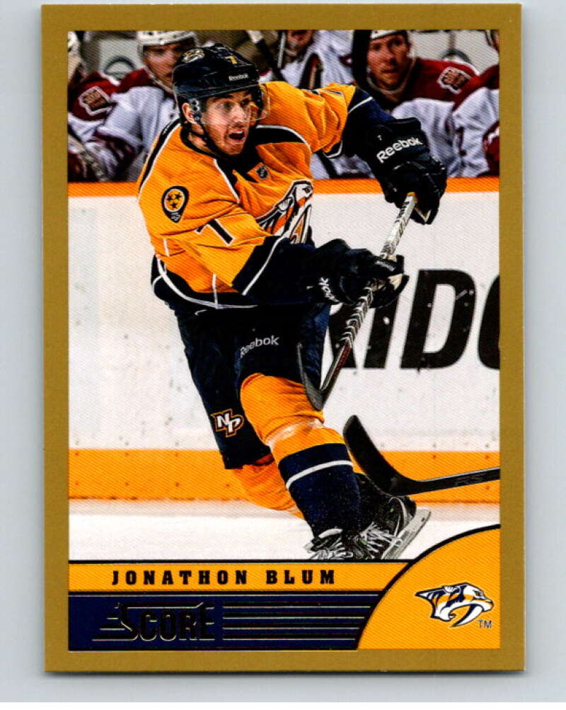2013-14 Panini Score Gold #286 Paul Gaustad Nashville Predators V94292 Image 1