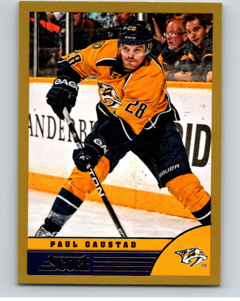 2013-14 Panini Score Gold #286 Paul Gaustad Nashville Predators V94293 Image 1