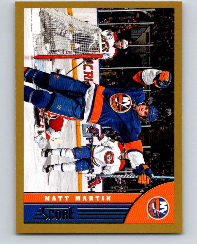 2013-14 Panini Score Gold #324 Matt Carkner New York Islanders V94310 Image 1