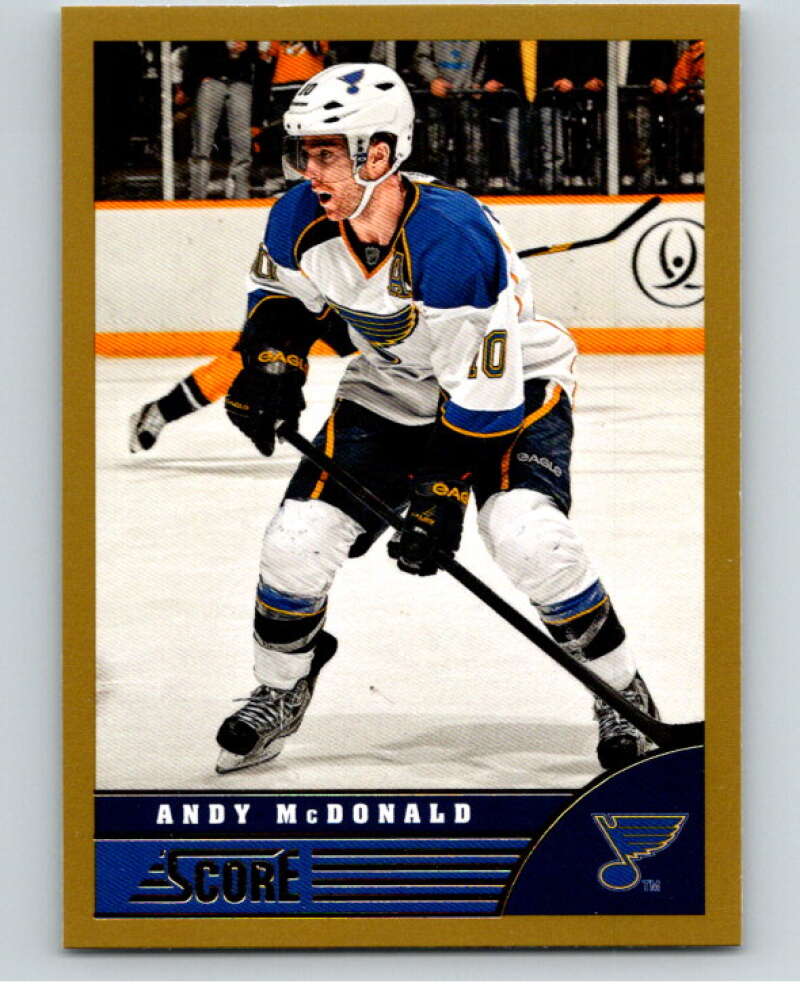 2013-14 Panini Score Gold #447 Andy McDonald St. Louis Blues V94331 Image 1