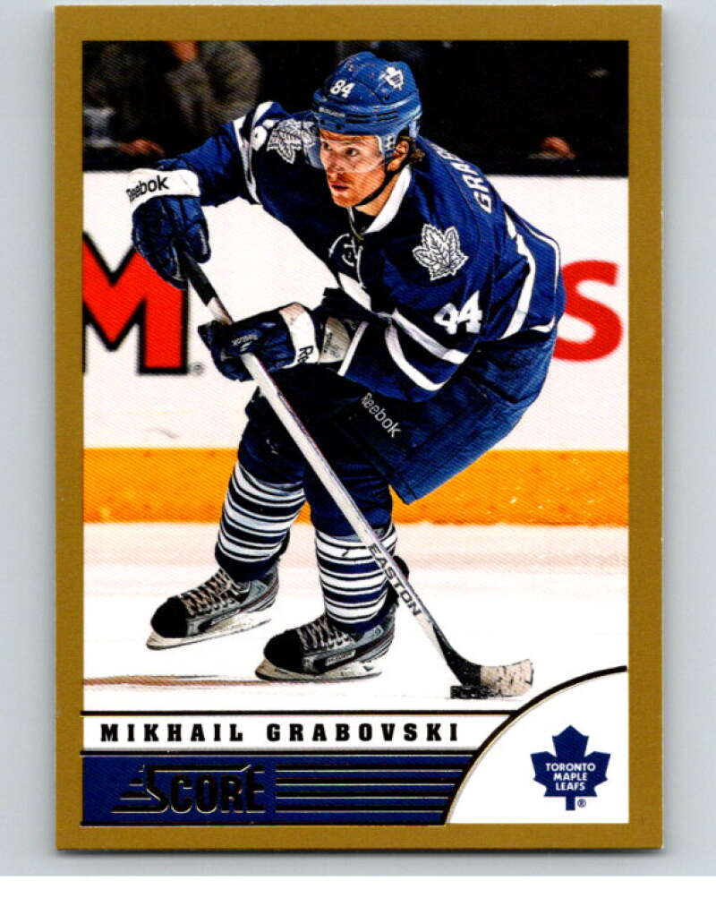 2013-14 Panini Score Gold #481 Mikhail Grabovski Toronto Maple Leafs V94360 Image 1