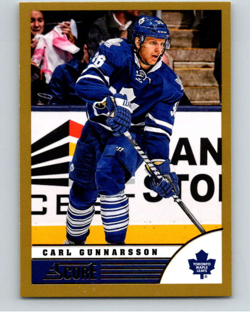 2013-14 Panini Score Gold #482 Carl Gunnarsson Toronto Maple Leafs V94361 Image 1