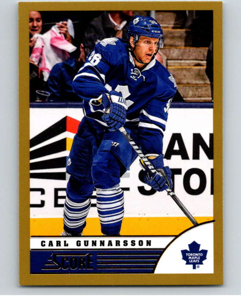 2013-14 Panini Score Gold #482 Carl Gunnarsson Toronto Maple Leafs V94362 Image 1