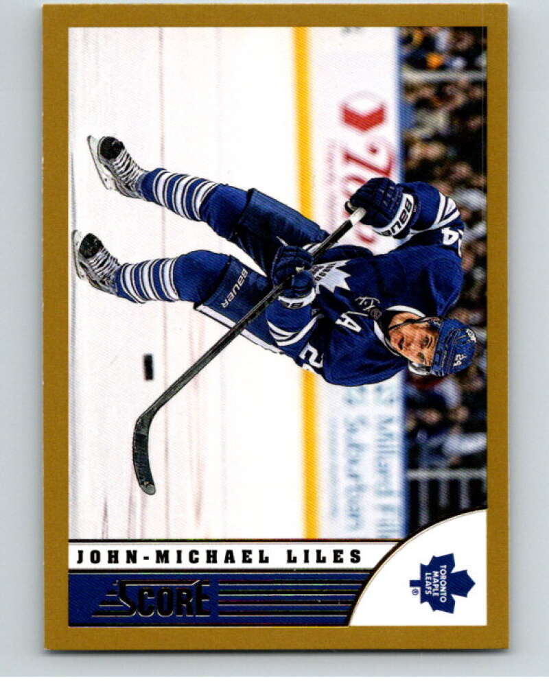 2013-14 Panini Score Gold #487 John-Michael Liles Toronto Maple Leafs V94365 Image 1