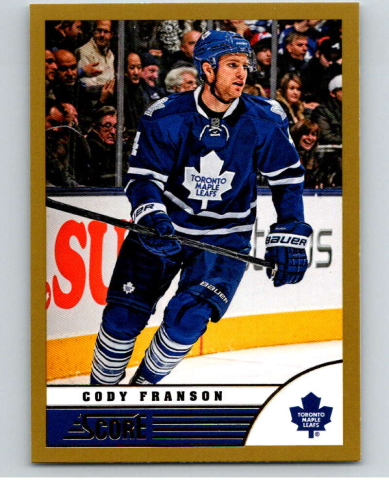 2013-14 Panini Score Gold #492 Cody Franson Toronto Maple Leafs V94367 Image 1