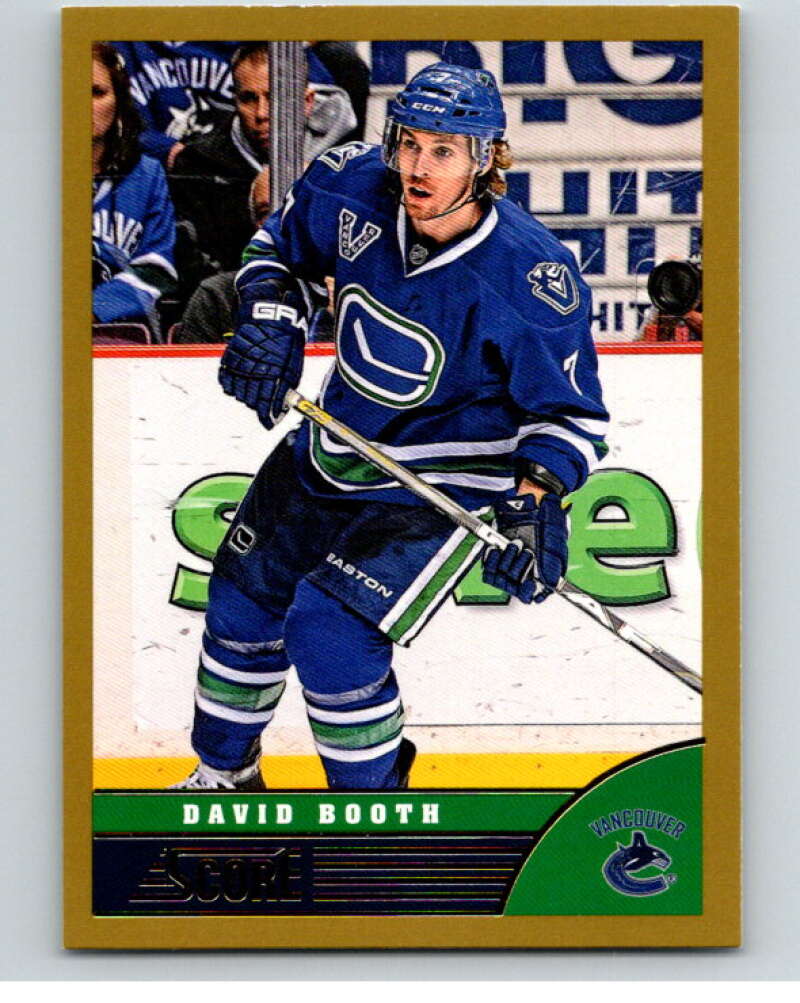 2013-14 Panini Score Gold #511 David Booth Vancouver Canucks V94370 Image 1