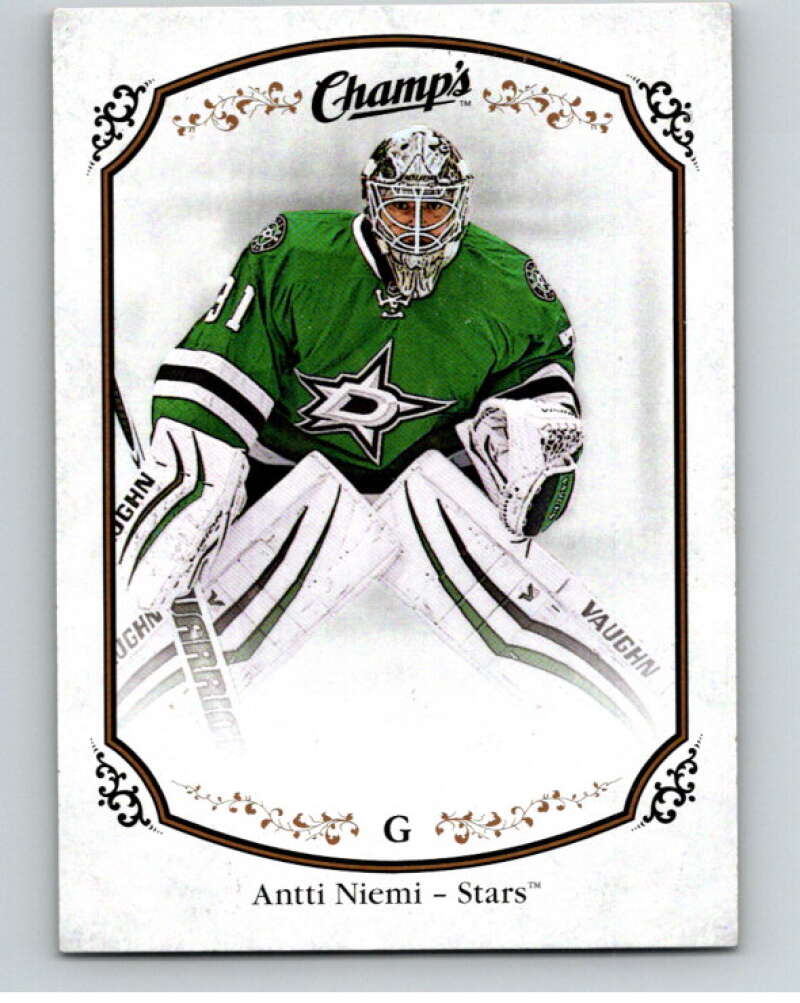 2015-16 Upper Deck Champs #7 Antti Niemi Dallas Stars V94469 Image 1