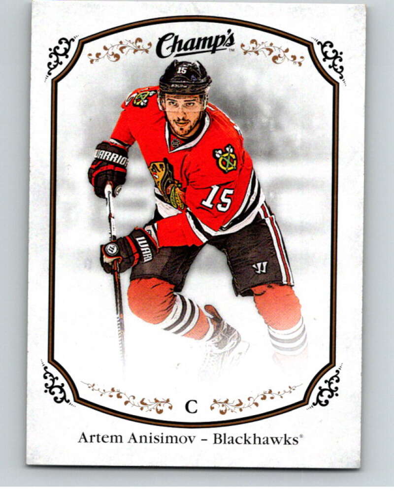 2015-16 Upper Deck Champs #9 Artem Anisimov Chicago Blackhawks V94472 Image 1