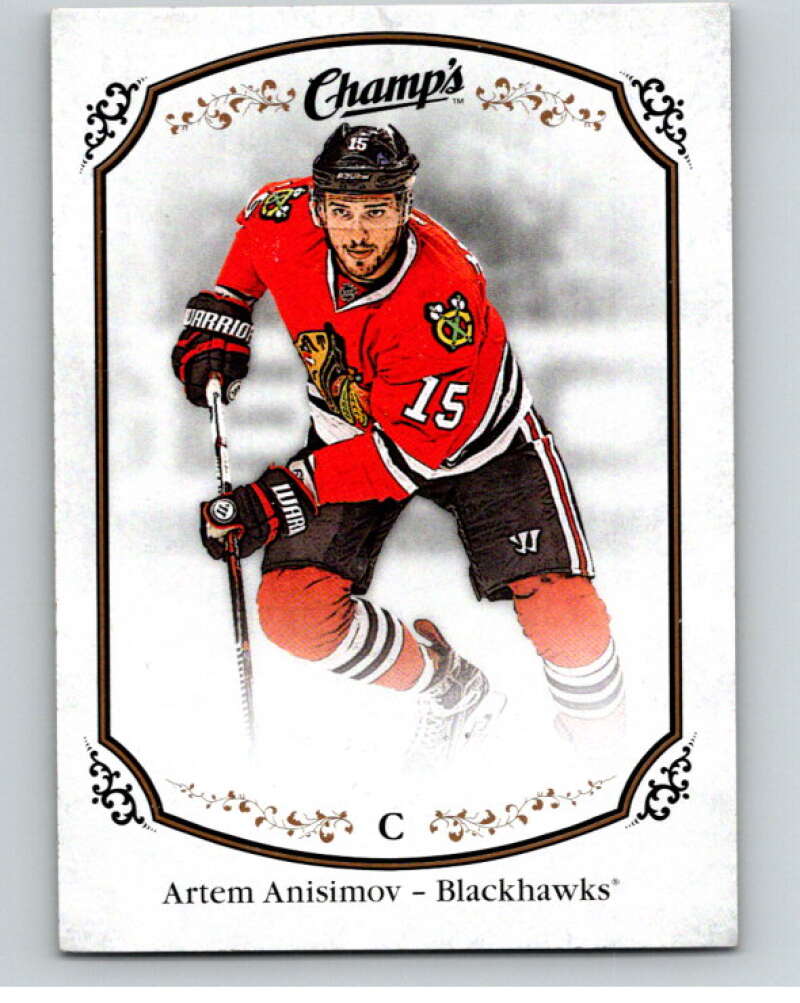 2015-16 Upper Deck Champs #9 Artem Anisimov Chicago Blackhawks V94473 Image 1
