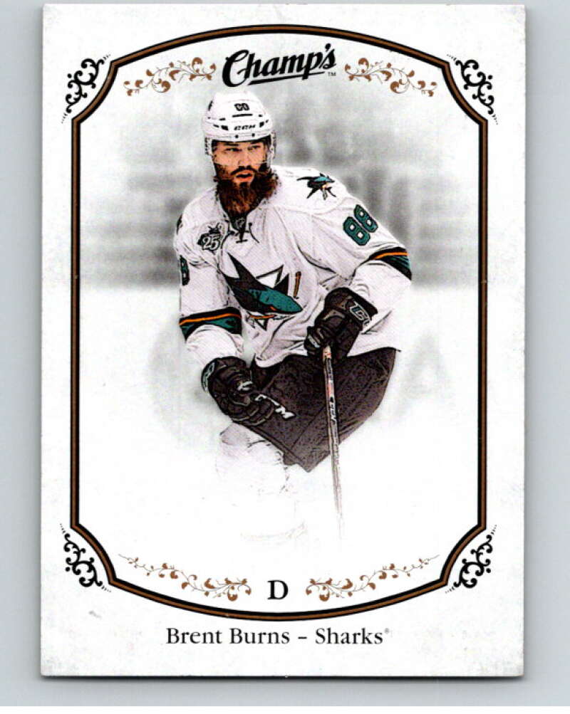 2015-16 Upper Deck Champs #16 Brent Burns San Jose Sharks V94484 Image 1