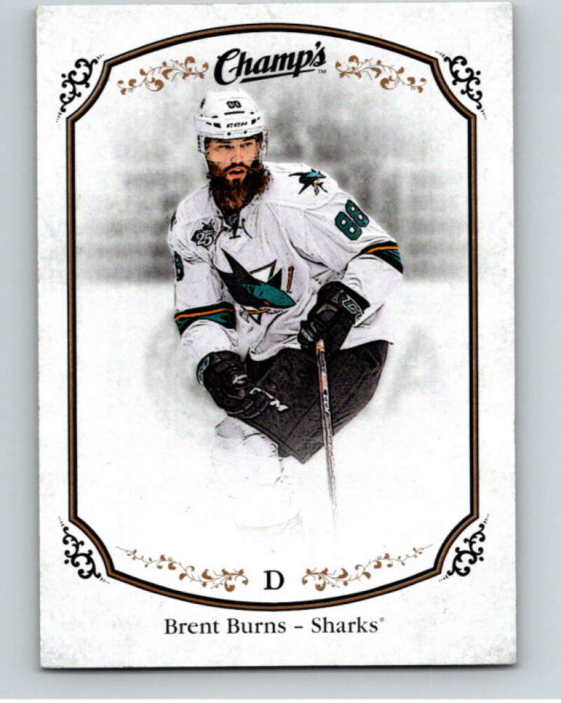 2015-16 Upper Deck Champs #16 Brent Burns San Jose Sharks V94485 Image 1