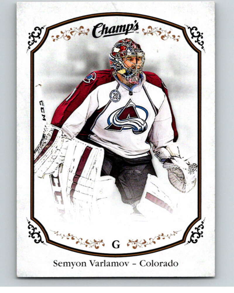 2015-16 Upper Deck Champs #17 Semyon Varlamov Colorado Avalanche V94486 Image 1