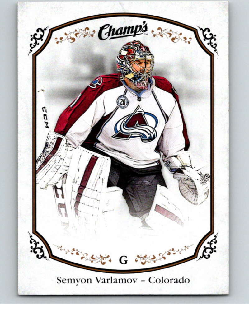 2015-16 Upper Deck Champs #17 Semyon Varlamov Colorado Avalanche V94487 Image 1