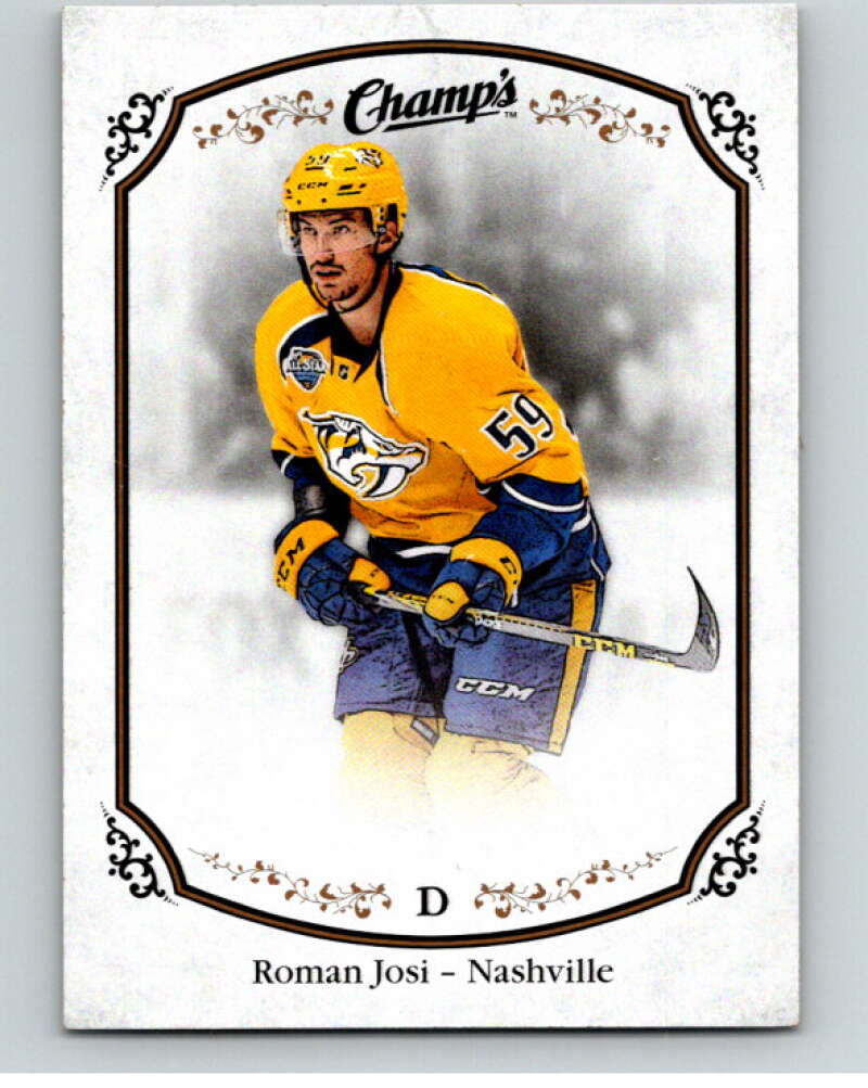 2015-16 Upper Deck Champs #24 Roman Josi Nashville Predators V94496 Image 1