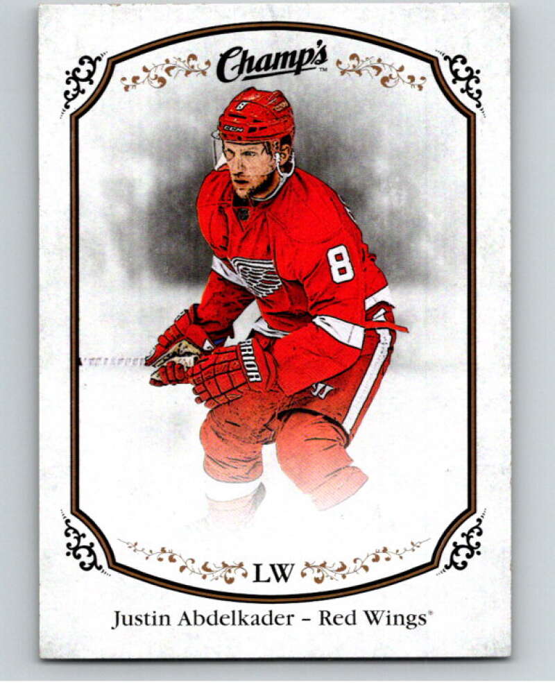 2015-16 Upper Deck Champs #26 Justin Abdelkader Detroit Red Wings V94499 Image 1