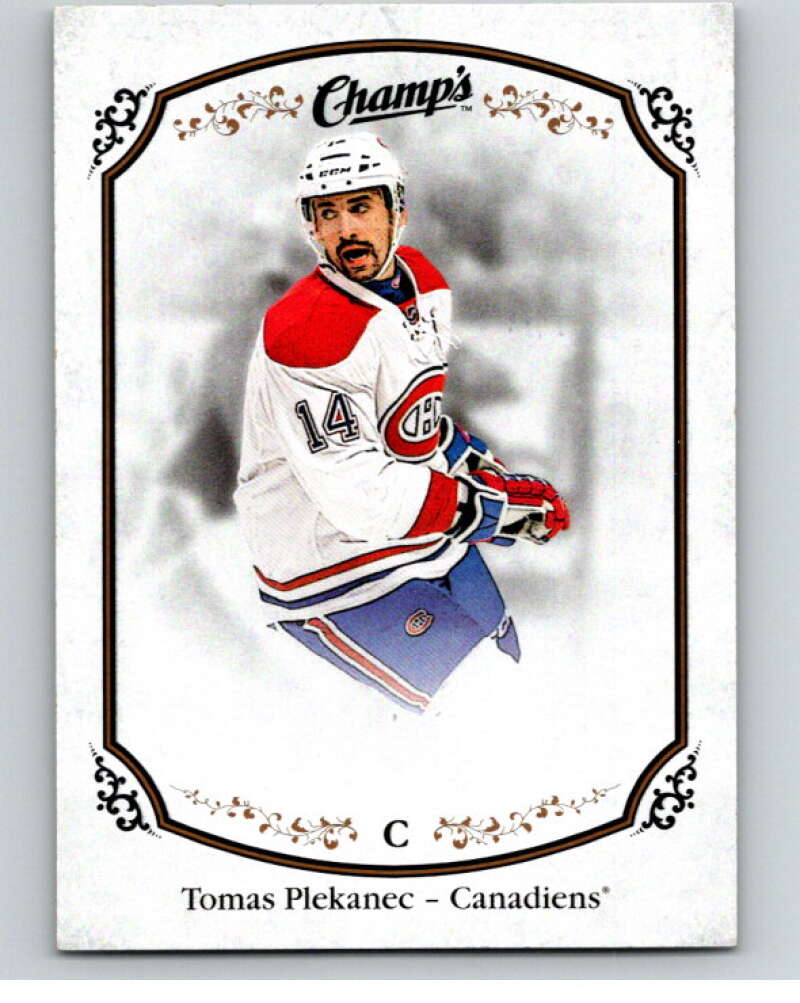 2015-16 Upper Deck Champs #36 Tomas Plekanec Montreal Canadiens V94512 Image 1
