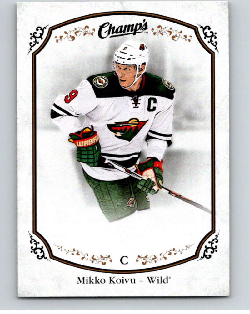 2015-16 Upper Deck Champs #52 Mikko Koivu Minnesota Wild V94538 Image 1