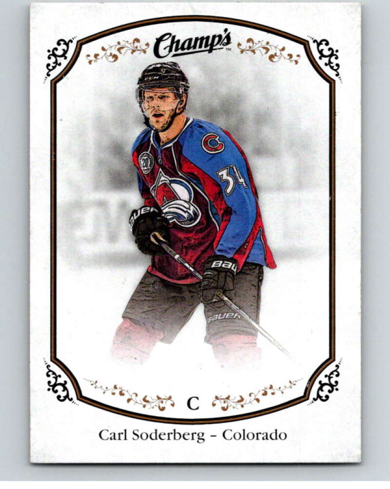 2015-16 Upper Deck Champs #61 Carl Soderberg Colorado Avalanche V94552 Image 1