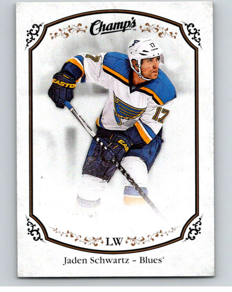 2015-16 Upper Deck Champs #62 Jaden Schwartz St. Louis Blues V94553 Image 1
