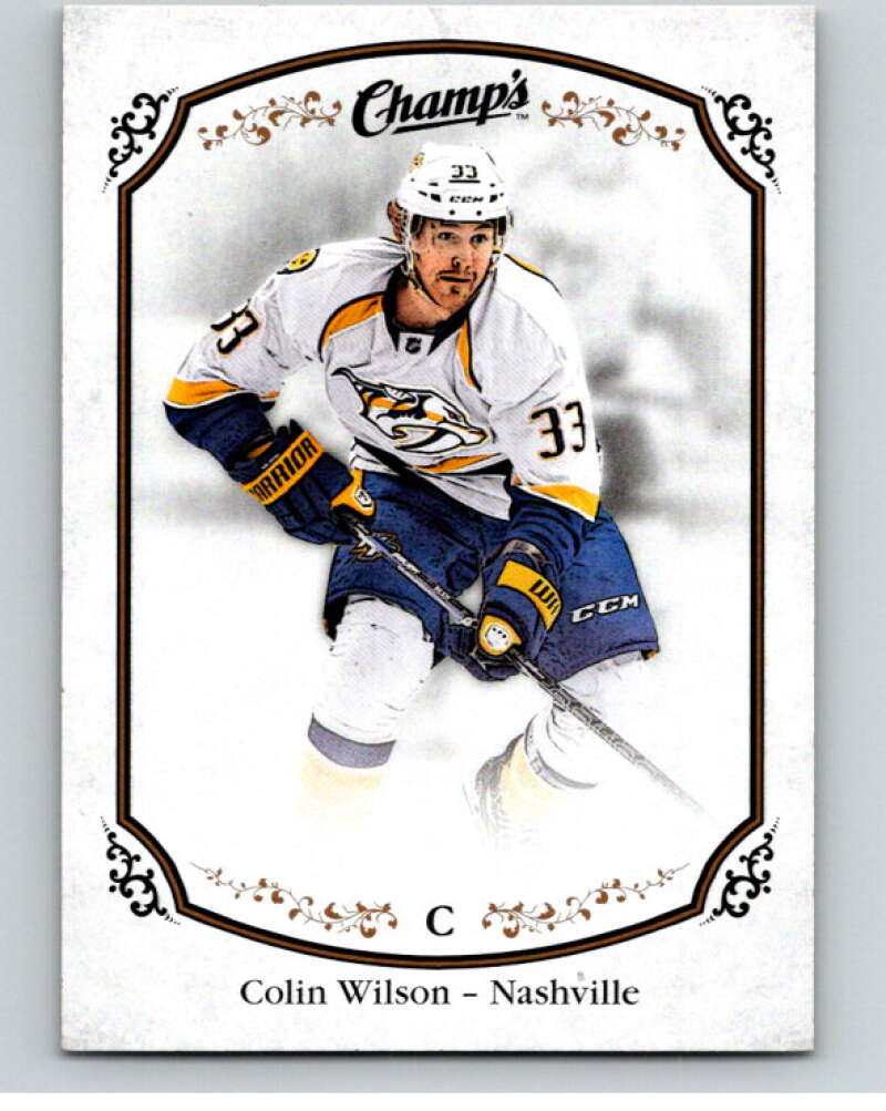 2015-16 Upper Deck Champs #96 Colin Wilson Nashville Predators V94609 Image 1