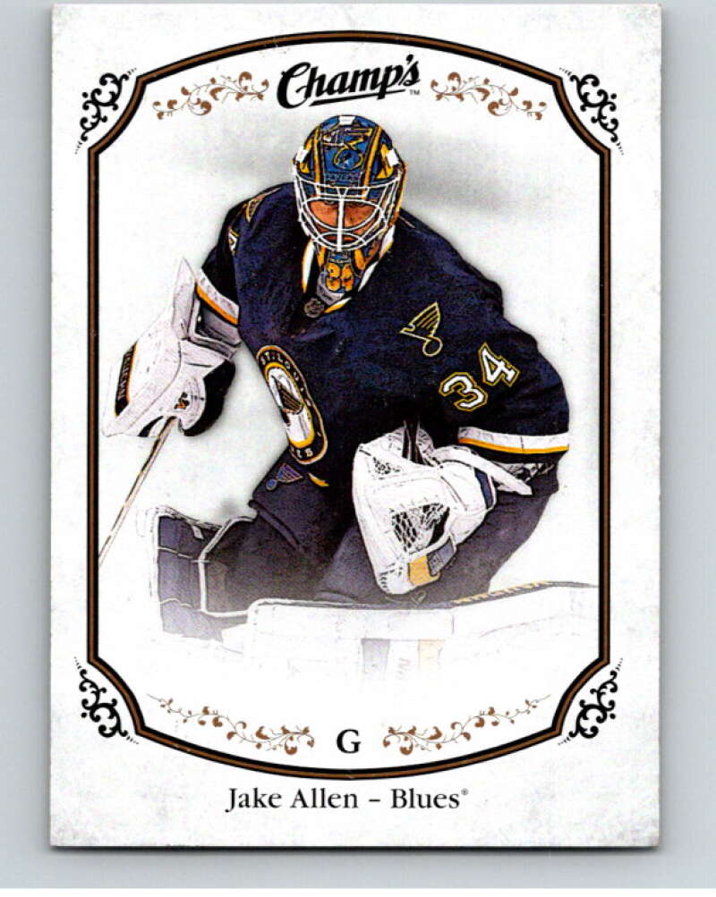 2015-16 Upper Deck Champs #109 Jake Allen St. Louis Blues V94623 Image 1