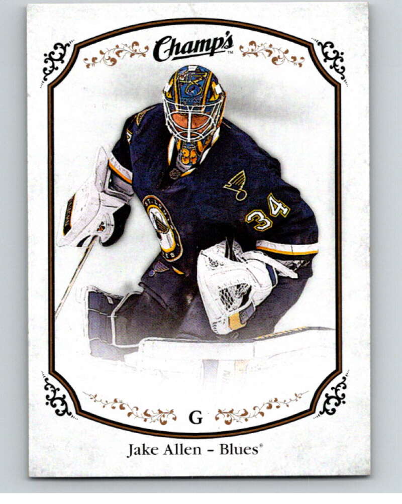 2015-16 Upper Deck Champs #109 Jake Allen St. Louis Blues V94624 Image 1