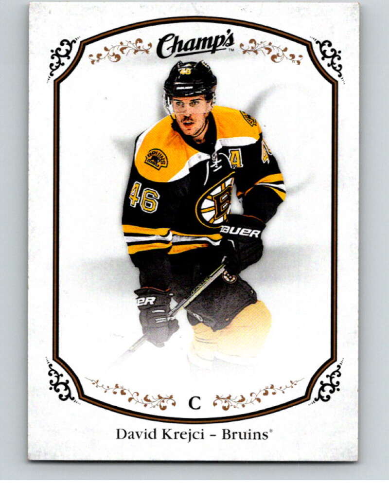 2015-16 Upper Deck Champs #114 David Krejci Boston Bruins V94631 Image 1