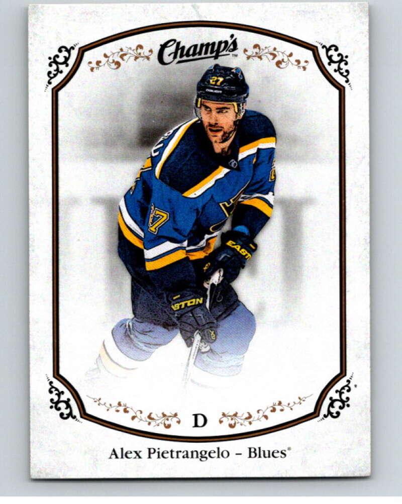2015-16 Upper Deck Champs #134 Alex Pietrangelo St. Louis Blues V94666 Image 1
