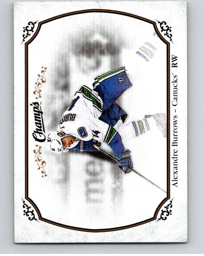 2015-16 Upper Deck Champs #137 Alexandre Burrows Vancouver Canucks V94670 Image 1