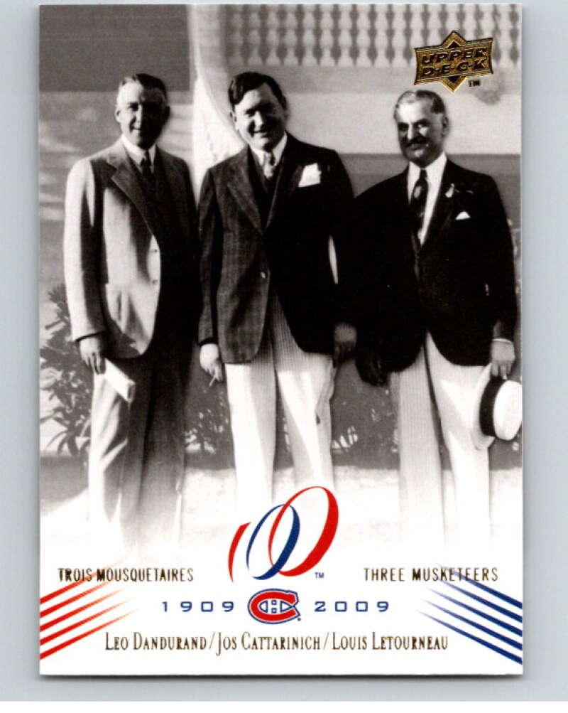 2008-09 UD Montreal Canadiens Centennial #154 /Cattarinich/Louis V94804 Image 1