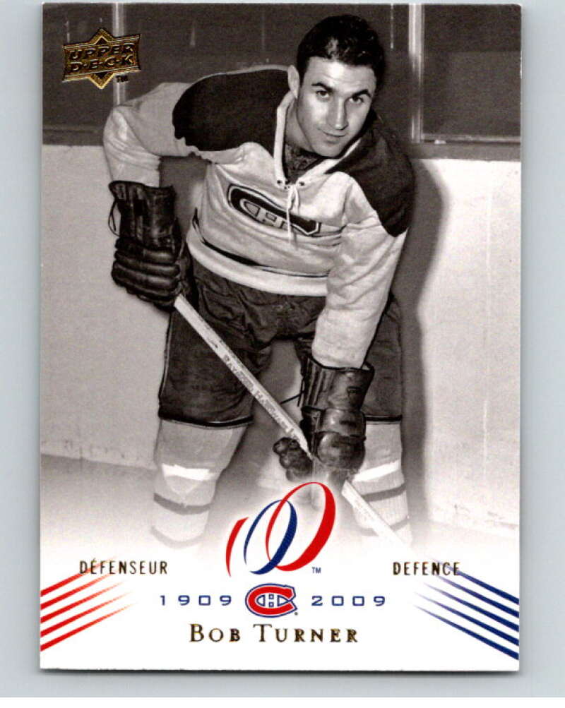 2008-09 UD Montreal Canadiens Centennial #159 Bob Turner V94806 Image 1