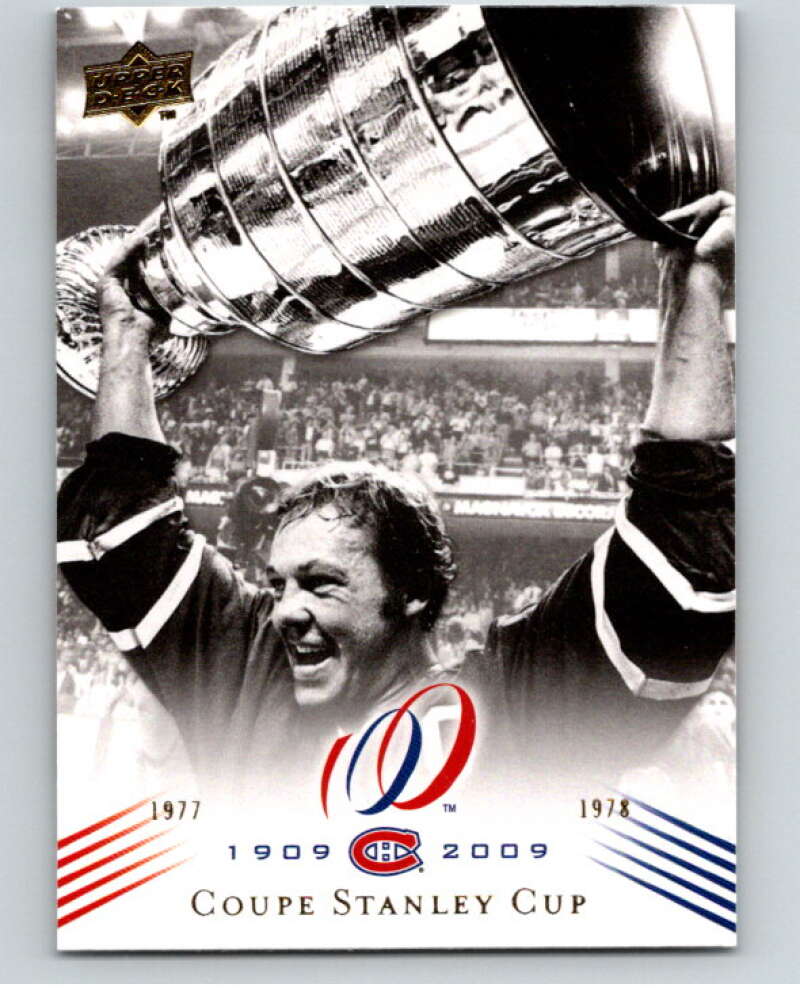 2008-09 UD Montreal Canadiens Centennial #197 Coupe Stanley Cup V94813 Image 1