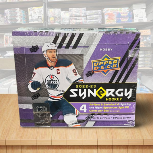 2022-23 Upper Deck Synergy Factory Sealed Hockey Hobby Box  Image 1