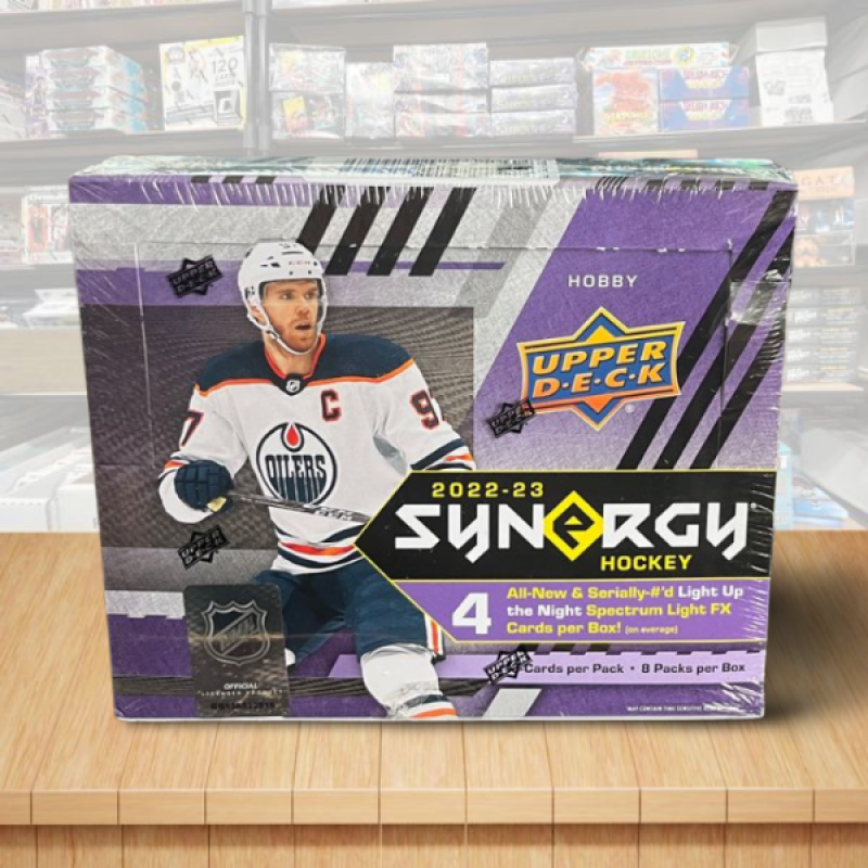 2022-23 Upper Deck Synergy Factory Sealed Hockey Hobby Box Image 1