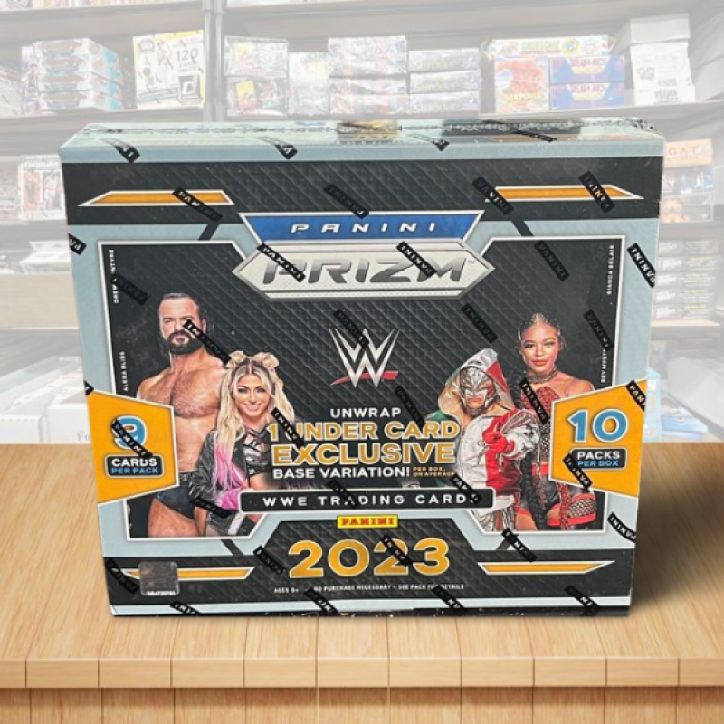 2023 Panini Prizm WWE Under Card Exclusive Sealed Wrestling Hobby Box Image 1