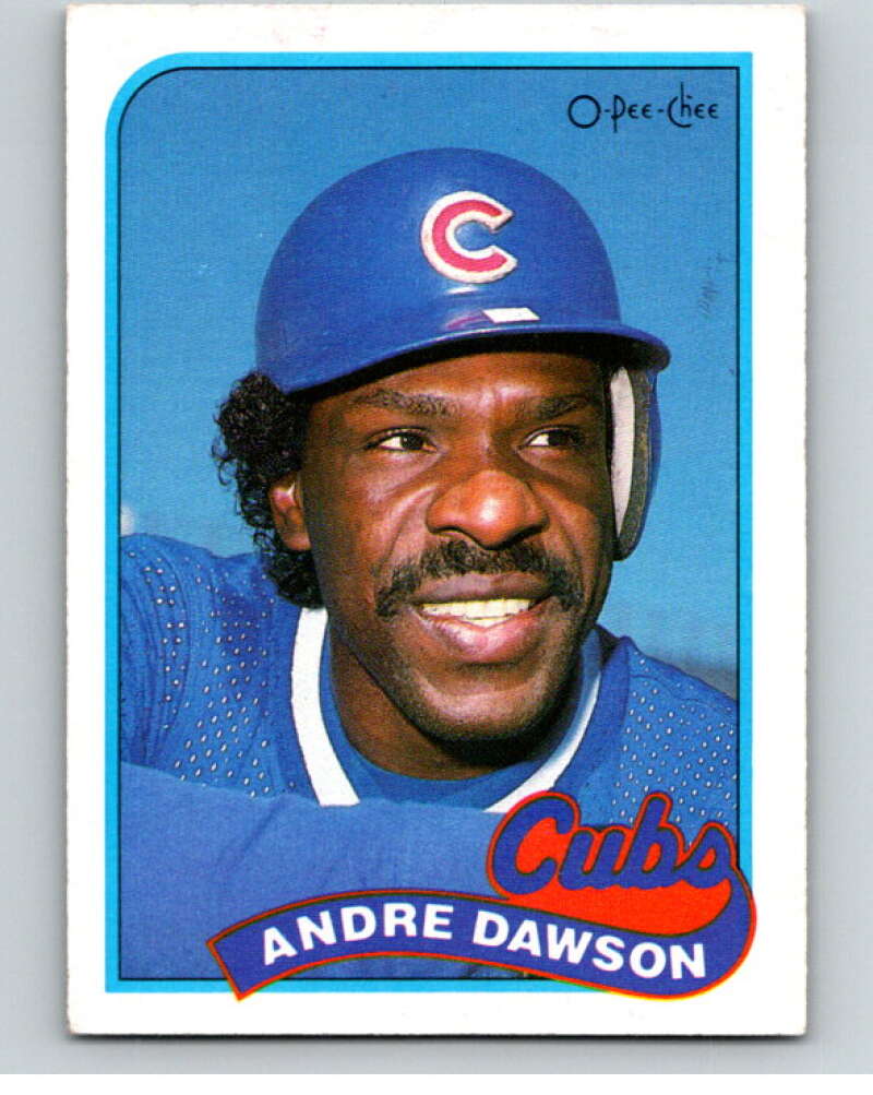 1989 O-Pee-Chee Baseball #10 Andre Dawson Chicago Cubs V95298 Image 1