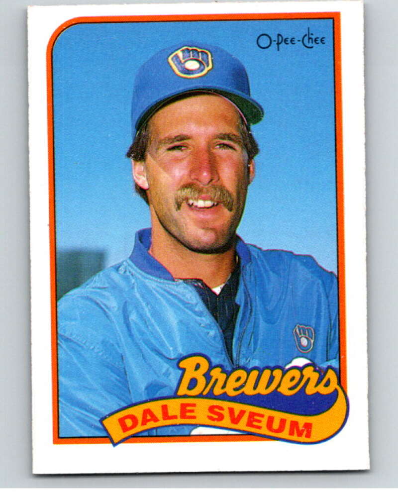 1989 O-Pee-Chee Baseball #12 Dale Sveum Milwaukee Brewers V95302 Image 1