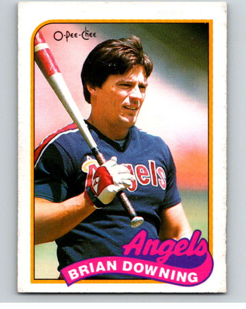 1989 O-Pee-Chee Baseball #17 Brian Downing California Angels V95313 Image 1