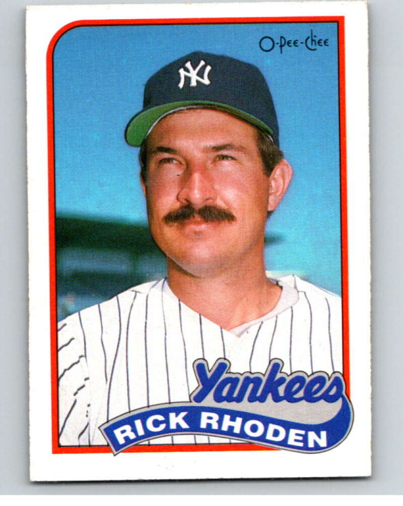 1989 O-Pee-Chee Baseball #18 Rick Rhoden New York Yankees V95320 Image 1