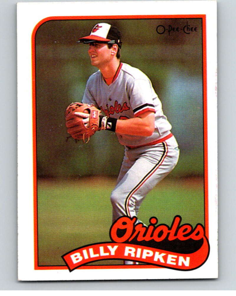 1989 O-Pee-Chee Baseball #22 Billy Ripken Baltimore Orioles V95335 Image 1